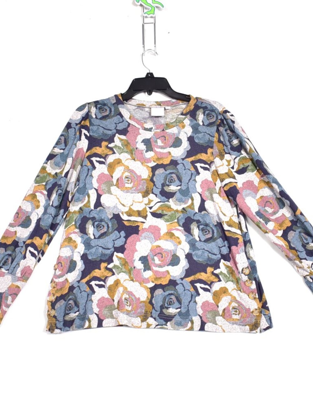 Zac & Rachel Women's Floral Blouse Long Sleeve Size Medium